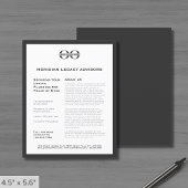 Flyer mit benutzerdefiniertem Logo