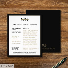 Flyer mit benutzerdefiniertem Logo