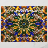 Flyer mit brasilianischem Farbdesign (Vorne)