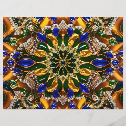 Flyer mit brasilianischem Farbdesign (Hinten)