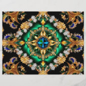 Flyer mit brasilianischem Farbdesign (Hinten)