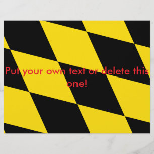 Flyer mit der Fahne München, Bayern