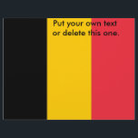 Flyer mit der Flagge Belgiens<br><div class="desc">Fügen Sie Ihren Werbematerialien eine Touch Belgischen Stolzes hinzu mit unserem exklusiven Flyer mit der Flagge Belgiens! Dieser Flyer, der mit viel Liebe zum Detail gestaltet wurde, ist mehr als nur ein Werbeträger, sondern eine Feier des belgischen Kulturerbes und Kulturstolzes. Das elegante Design zeigt deutlich die ikonische belgische Flagge und...</div>