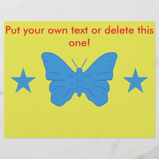 Flyer mit der Flagge des Bady-Bassitt, Brasilien (Vorne)