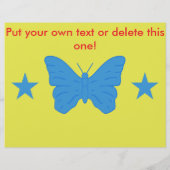 Flyer mit der Flagge des Bady-Bassitt, Brasilien (Hinten)