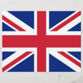 Flyer mit der Flagge des Vereinigten Königreichs (Hinten)