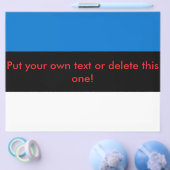 Flyer mit der Flagge Estlands (Einzeln)