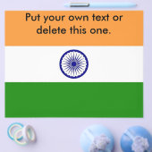 Flyer mit der Flagge Indiens (Einzeln)