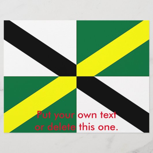 Flyer mit der Flagge Monterey, Kalifornien, USA (Vorne)