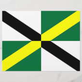 Flyer mit der Flagge Monterey, Kalifornien, USA (Hinten)