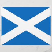 Flyer mit der Flagge Schottlands (Hinten)
