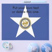 Flyer mit der Flagge von Houston City, USA (Einzeln)