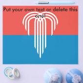 Flyer mit der Flagge von Kansas City, Missouri (Einzeln)