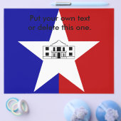 Flyer mit der Flagge von San Antonio City, USA (Einzeln)