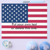 Flyer mit der Flagge von USA (Einzeln)