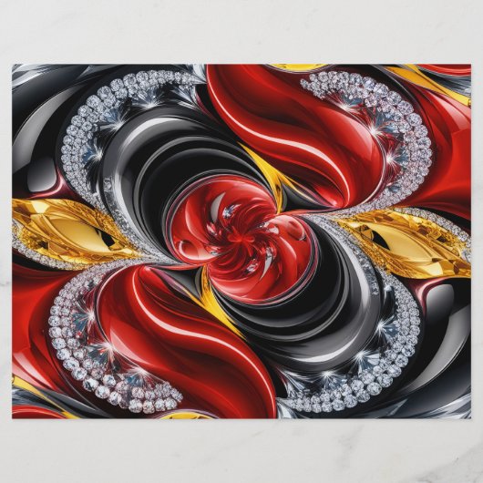 Flyer mit deutschem Farbdesign (Hinten)