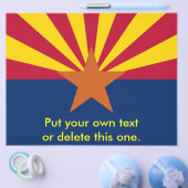 Flyer mit Fahne von Arizona, USA (Einzeln)