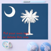 Flyer mit Flag von South Carolina, USA (Einzeln)