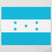 Flyer mit Flagge Honduras (Vorne)