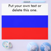 Flyer mit Flagge Russlands (Einzeln)