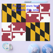 Flyer mit Flagge von Maryland, USA (Einzeln)