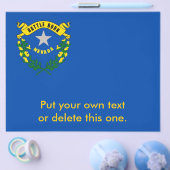 Flyer mit Flagge von Nevada, USA (Einzeln)