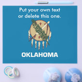 Flyer mit Flagge von Oklahoma, USA (Einzeln)