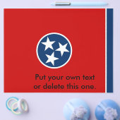 Flyer mit Flagge von Tennessee, USA (Einzeln)