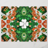 Flyer mit Irland Colors Design (Hinten)