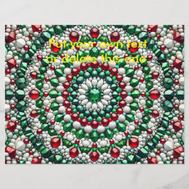 Flyer mit italienischem Farbdesign