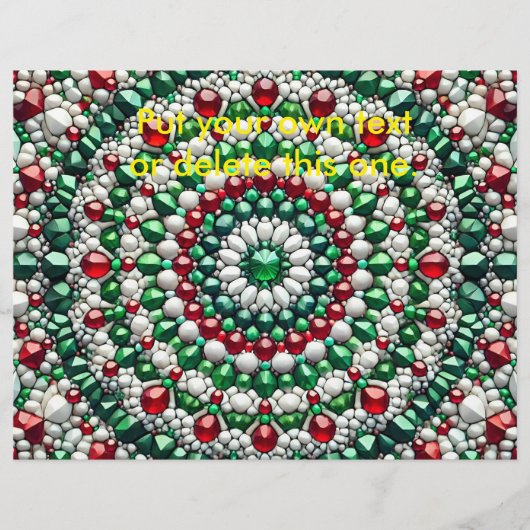 Flyer mit italienischem Farbdesign (Vorne)