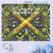 Flyer mit jamaikanischer Farbgestaltung (Einzeln)