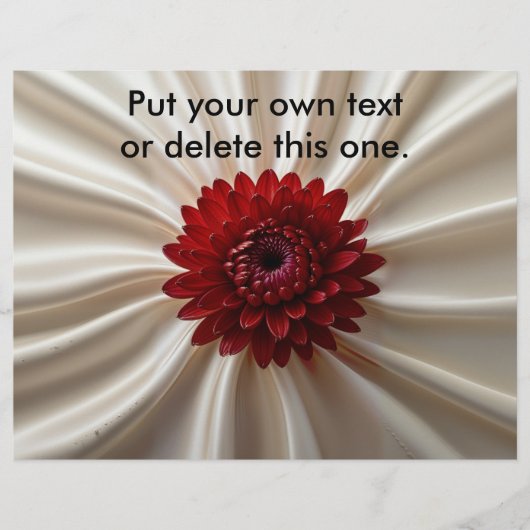 Flyer mit japanischer Farbgestaltung (Vorne)