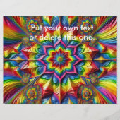 Flyer mit LGBTQ-Farbdesign (Vorne)