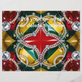 Flyer mit Los Angeles Colors Design