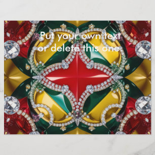 Flyer mit Los Angeles Colors Design