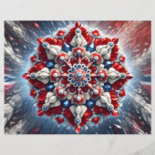 Flyer mit norwegischer Farbgestaltung (Hinten)