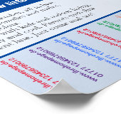 Flyer mit QR-Code für Welpe Poster (Ecke)