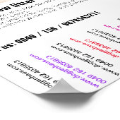 Flyer mit QR-Code für Welpe Poster (Ecke)