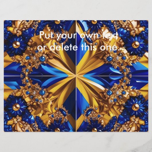 Flyer mit schwedischem Farbdesign (Vorne)