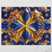 Flyer mit schwedischem Farbdesign (Hinten)