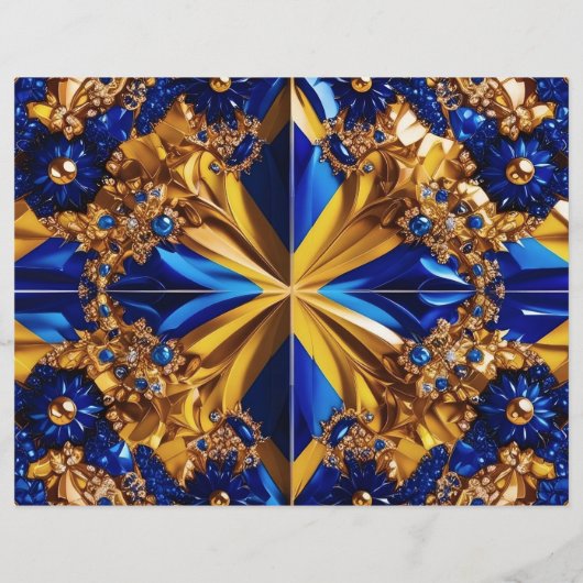 Flyer mit schwedischem Farbdesign (Hinten)