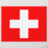 Flyer mit Schweizer Flagge (Hinten)