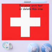 Flyer mit Schweizer Flagge (Einzeln)