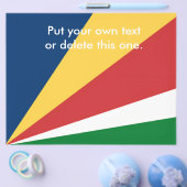 Flyer mit Seychelles Colors Design (Einzeln)