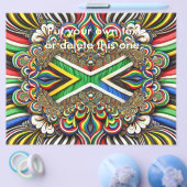 Flyer mit südafrikanischem Farbdesign (Einzeln)