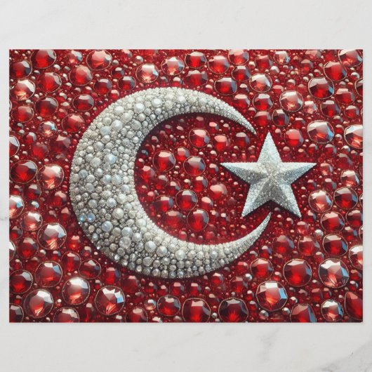 Flyer mit türkischem Farbdesign (Hinten)