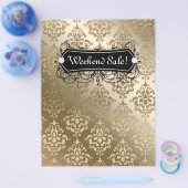 Flyer Mode Juweliersalon Makeup Gold (Einzeln)