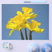 Flyer-Papier Gelbe Daffodische Blume Blue Sky Flyer (Einzeln)