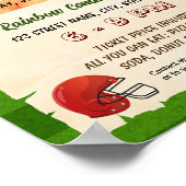 Flyer-Poster für Tailgate School Poster (Ecke)